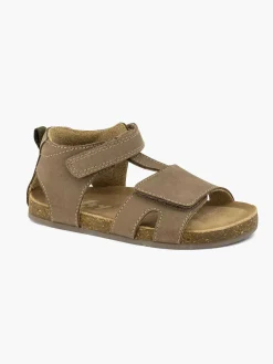Vty Jongensschoenen-Bruine Leren Sandaal