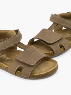 Vty Jongensschoenen-Bruine Leren Sandaal
