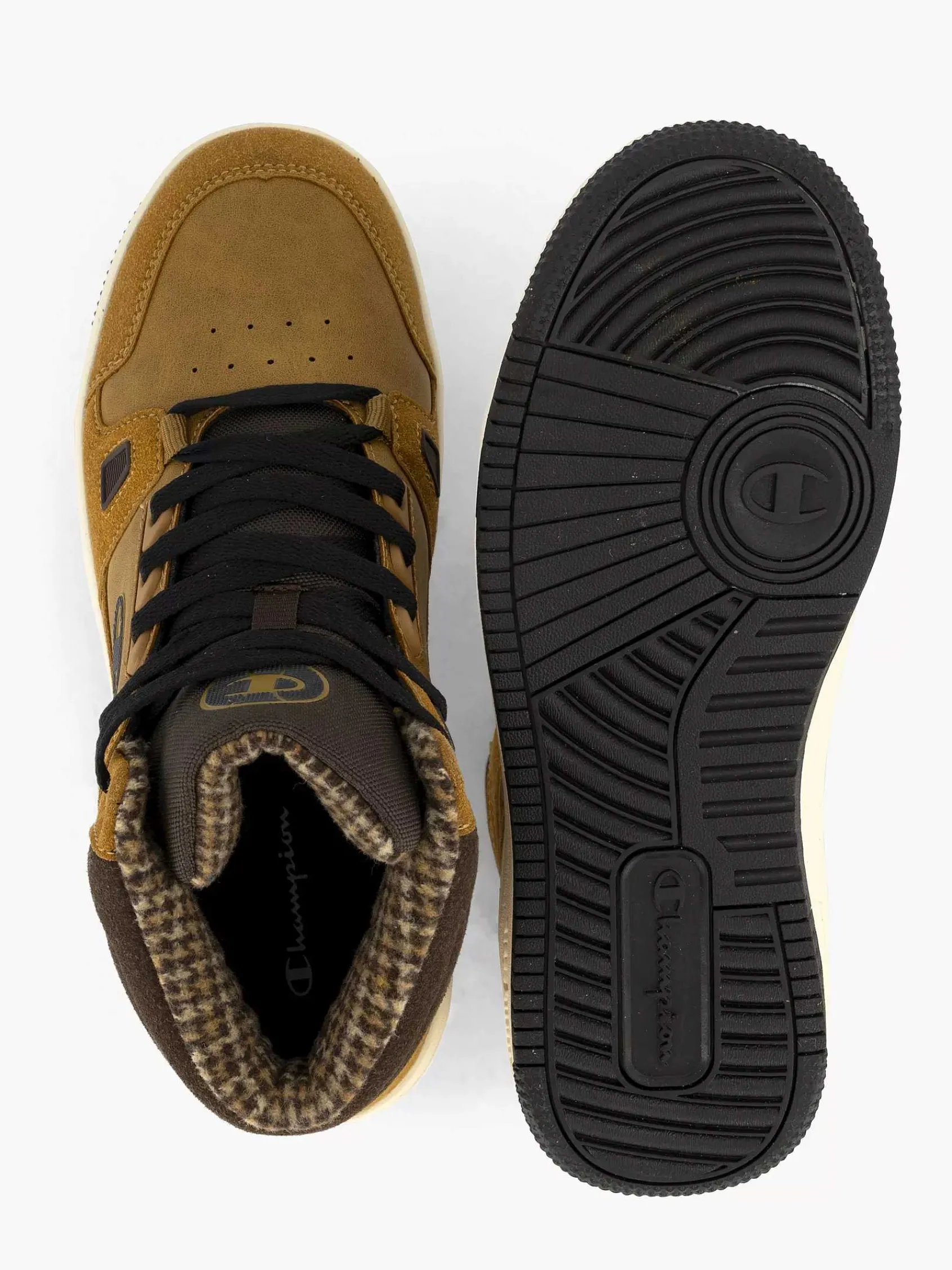Champion Jongensschoenen-Bruine Rebound Mid Winterized B