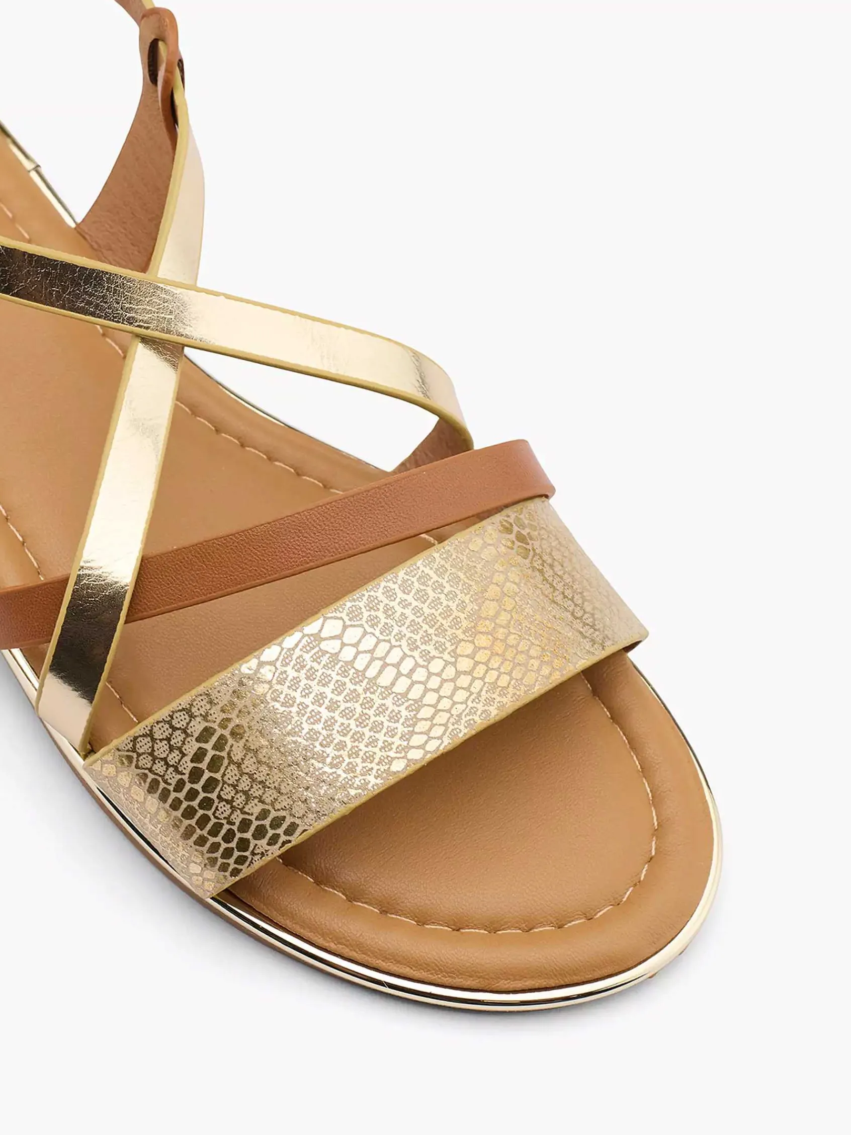 Graceland Sandalen-Bruine Sandaal