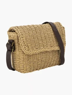 Graceland Online Exclusive Accessoires-Bruine Schoudertas Riet