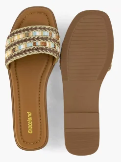 Graceland Slippers-Bruine Slipper