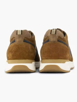 Gallus Sneakers-Bruine Suede Sneaker