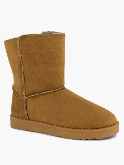 Graceland Jongensschoenen-Camel Enkelboot Gevoerd