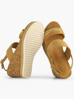 Graceland Sandalen-Camel Sandalette