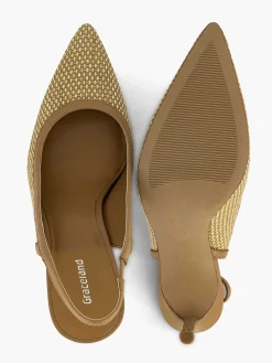 Graceland Pumps-Camel Slingback