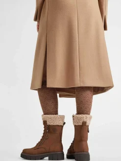 Easy Street Enkellaarzen & Boots-Camel Veterboot
