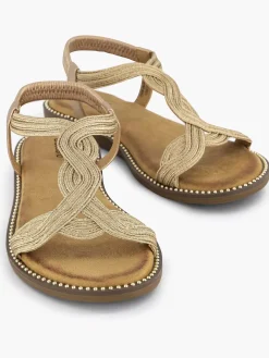 Graceland Sandalen-Champagne Sandaal