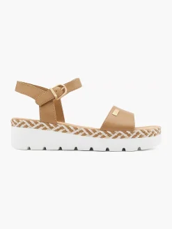 Esprit Sandalen-Cognac Platform Sandaal