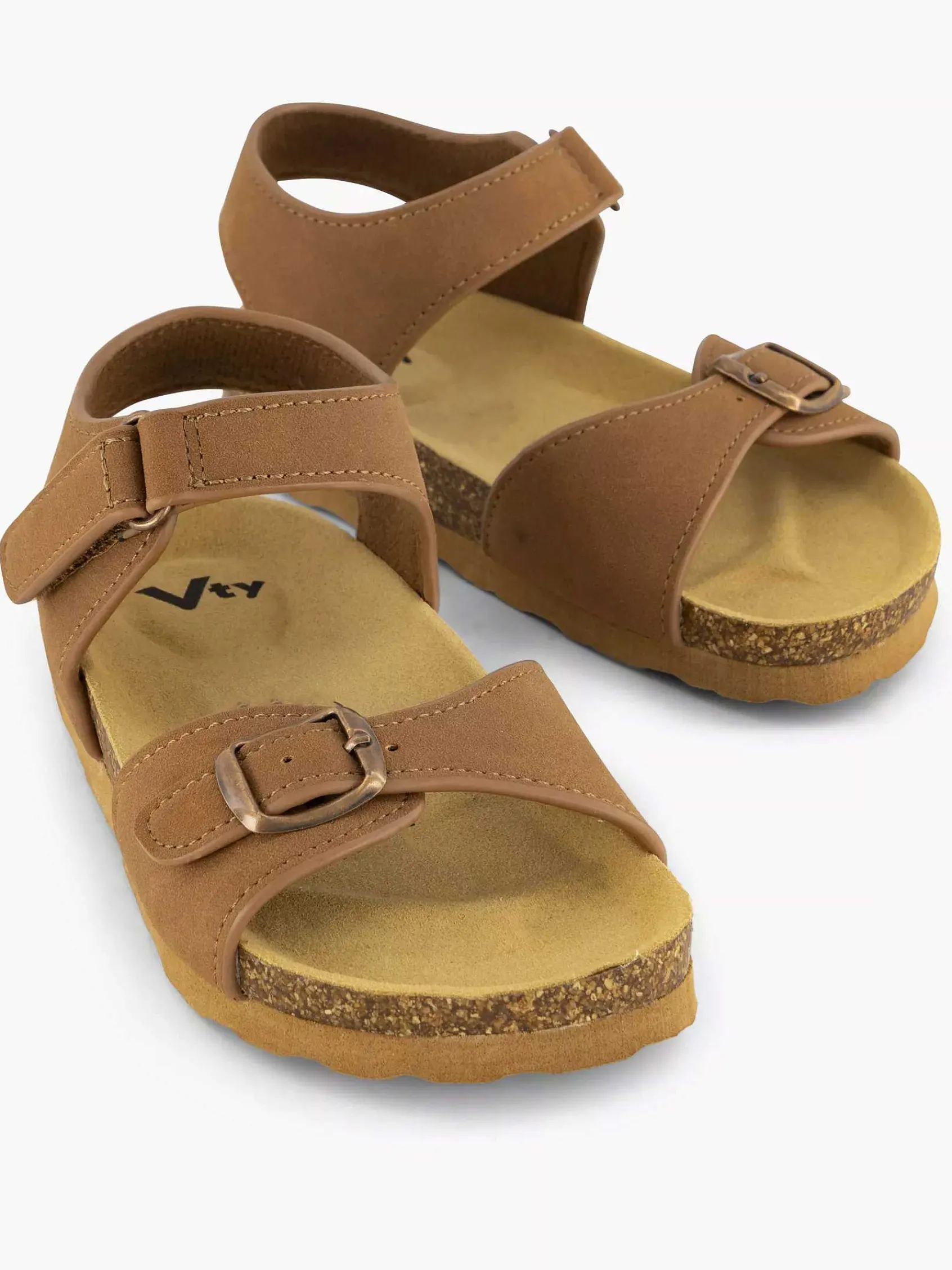 Vty Jongensschoenen-Cognac Sandaal