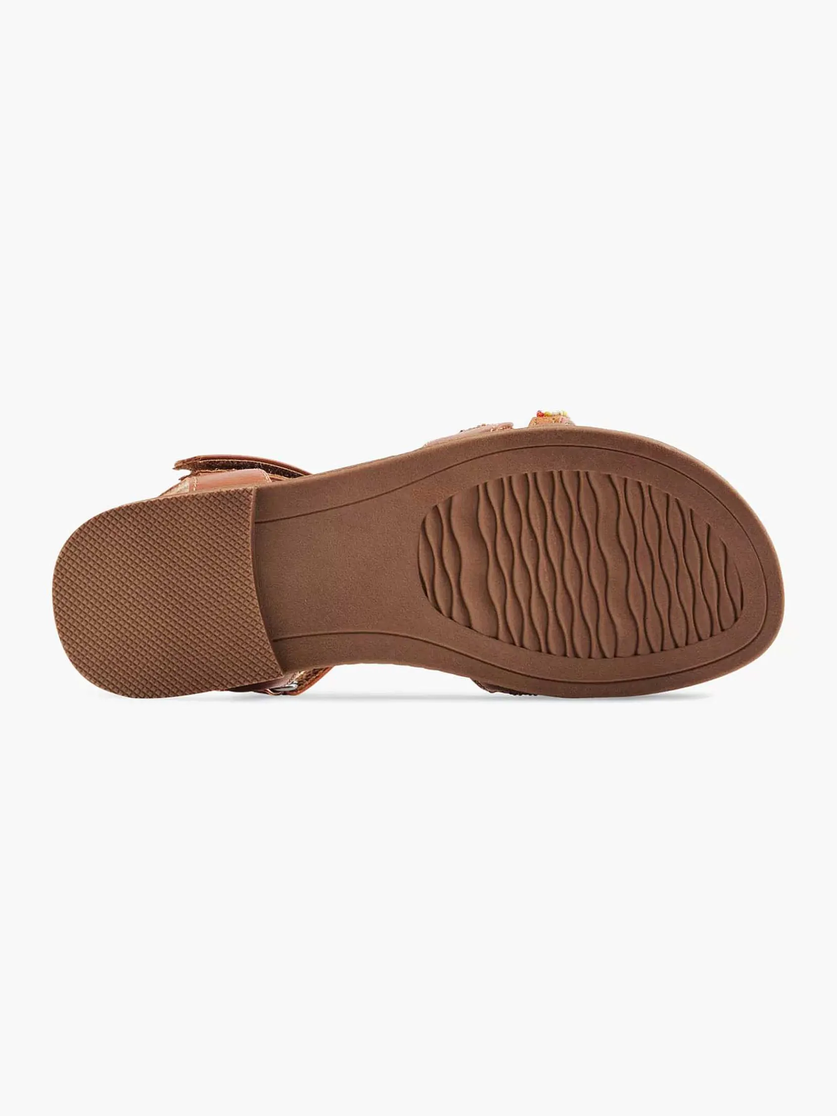 Graceland Babyschoenen-Cognac Sandaal Kralen