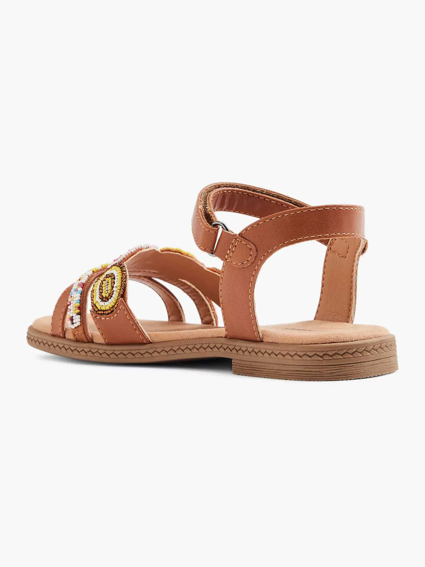 Graceland Babyschoenen-Cognac Sandaal Kralen