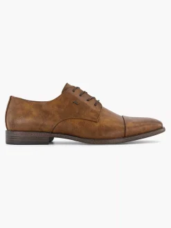 AM SHOE Geklede Schoenen-Cognac Veterschoen