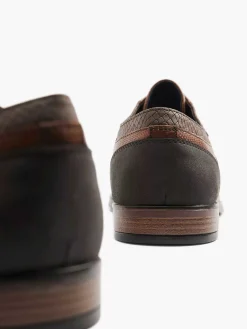 AM SHOE Geklede Schoenen-Cognac Veterschoen
