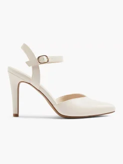 Graceland Hoge Hakken-Creme Pump