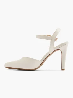 Graceland Hoge Hakken-Creme Pump