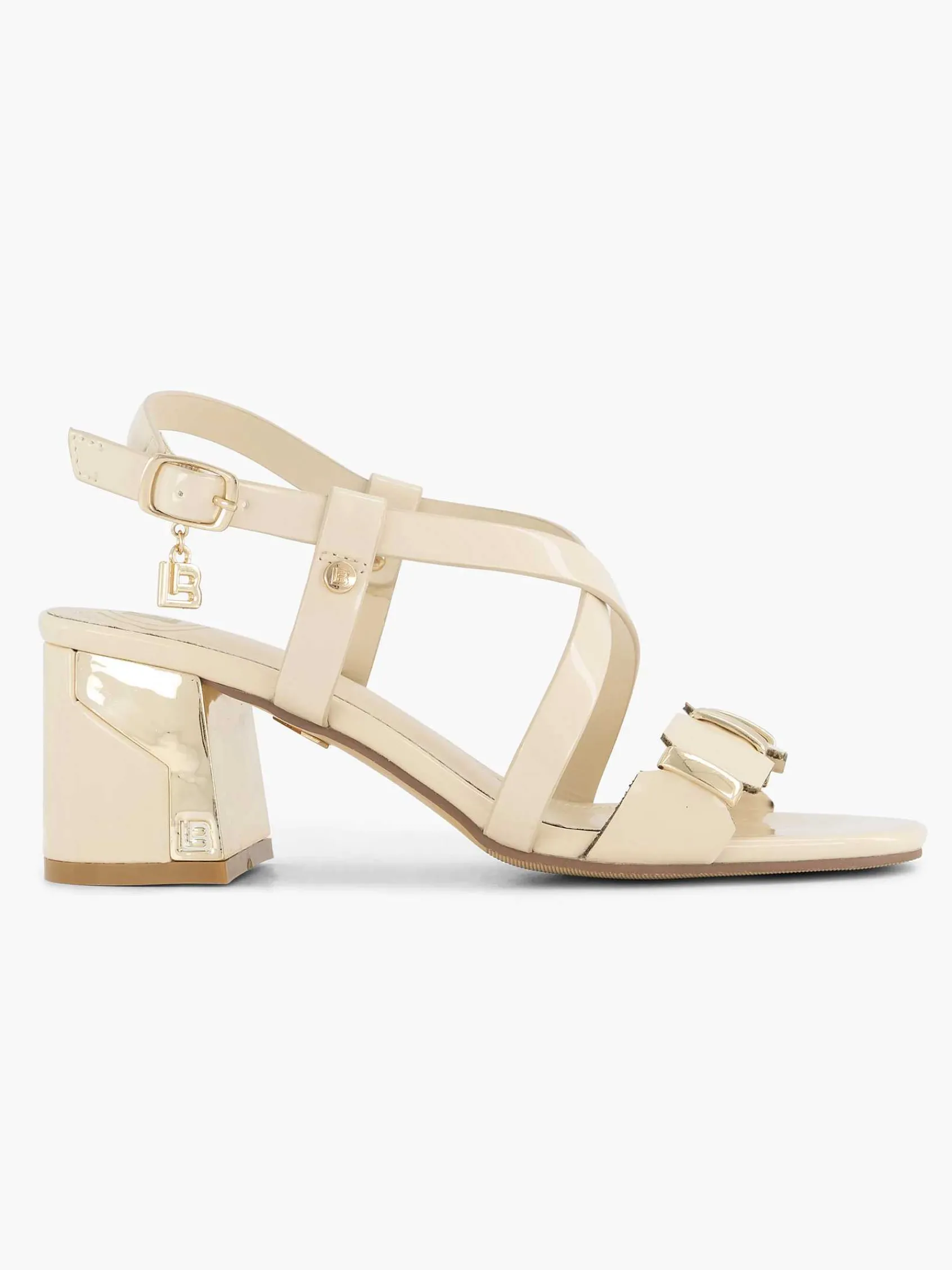 Laura Biagiotti Sandalen-Creme Sandalette