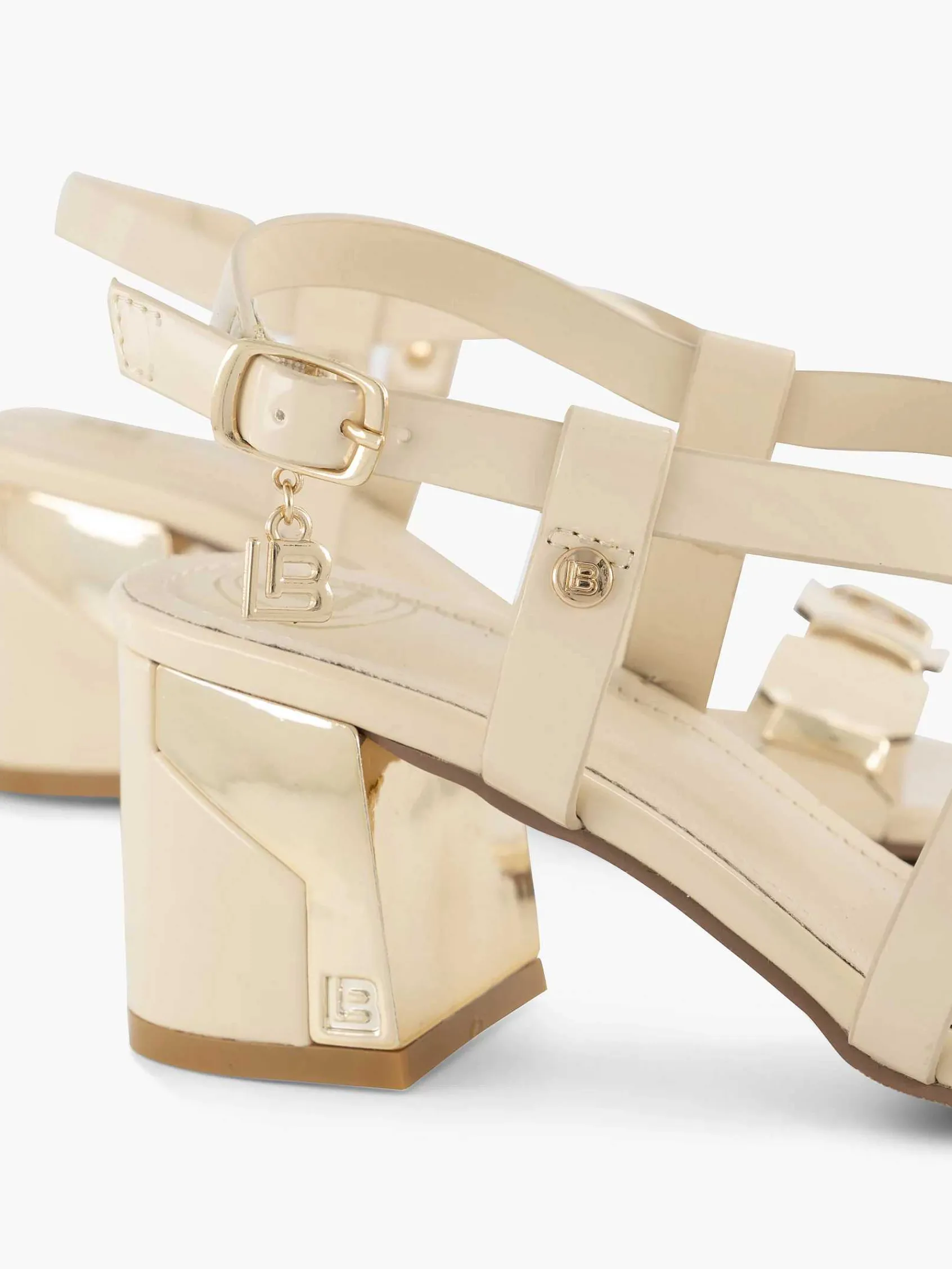 Laura Biagiotti Sandalen-Creme Sandalette