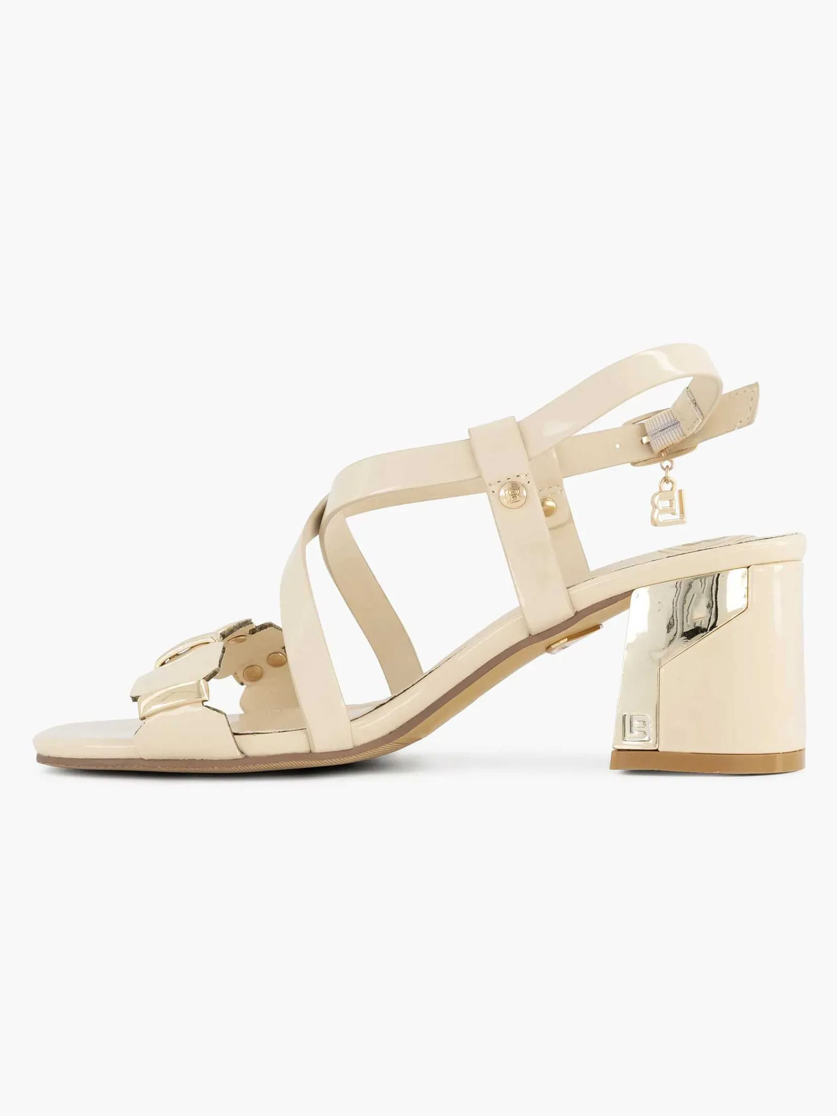 Laura Biagiotti Sandalen-Creme Sandalette