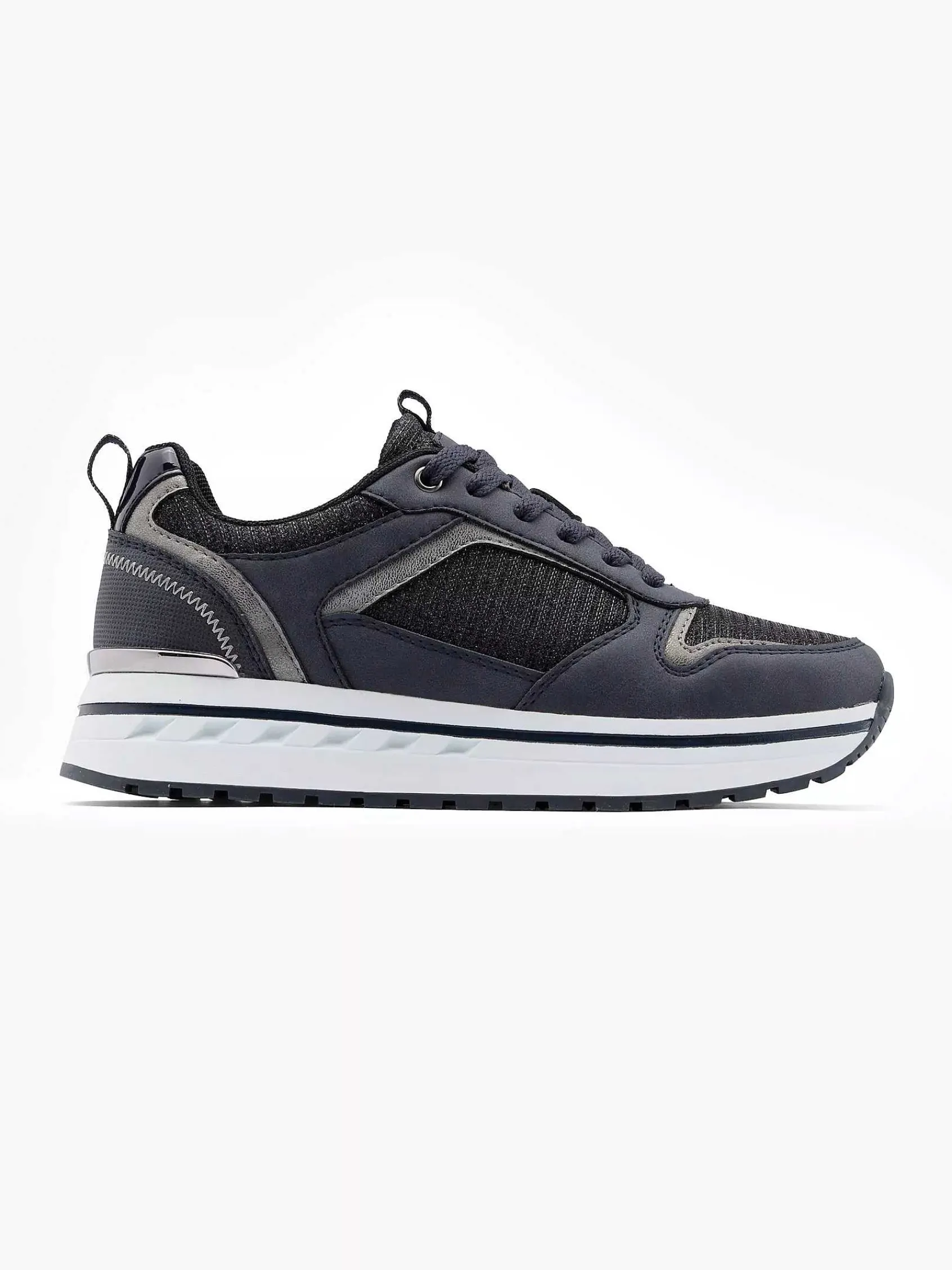 Graceland Sneakers-Donkerblauwe Chunky Sneaker