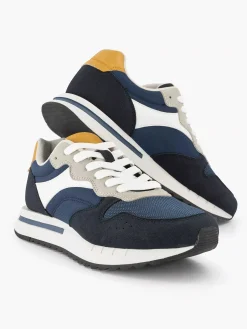 Memphis One Sneakers-Donkerblauwe Chunky Sneaker