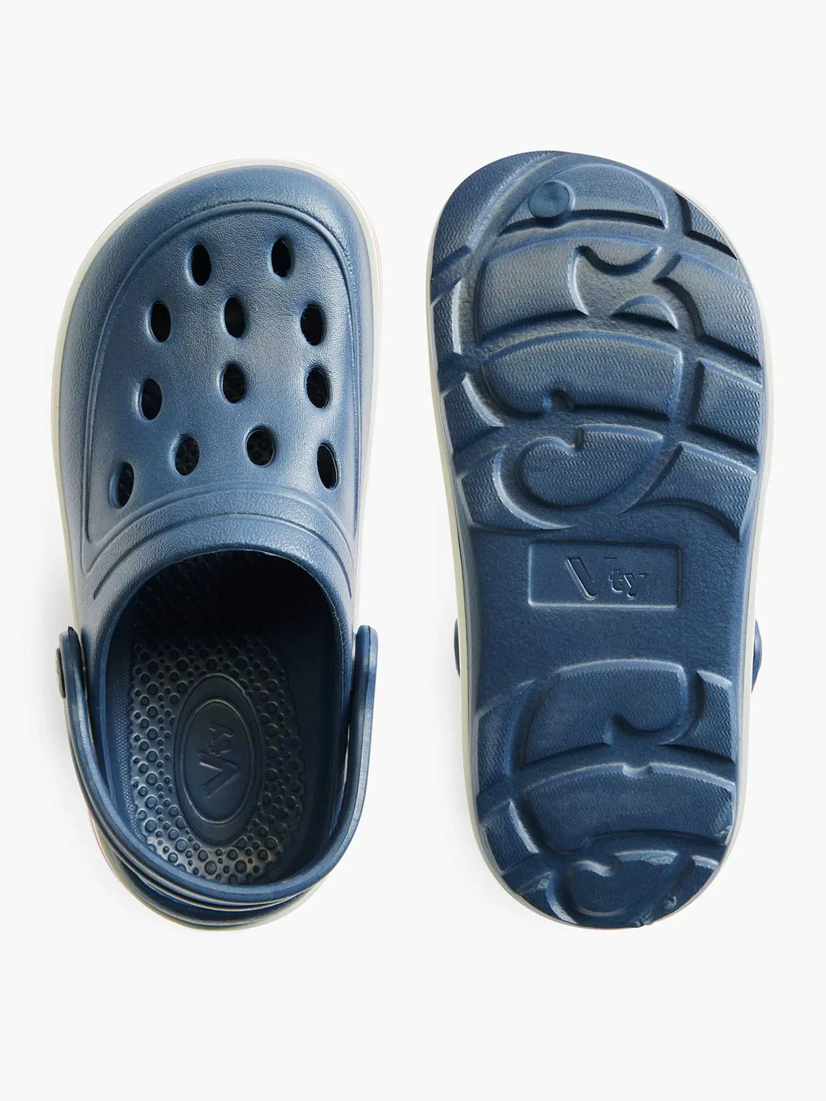 Vty Jongensschoenen-Donkerblauwe Clog