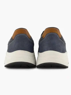 Easy Street Geklede Schoenen-Donkerblauwe Comfort Instapper