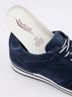 Medicus Comfort Schoenen-Donkerblauwe Comfort Sneaker