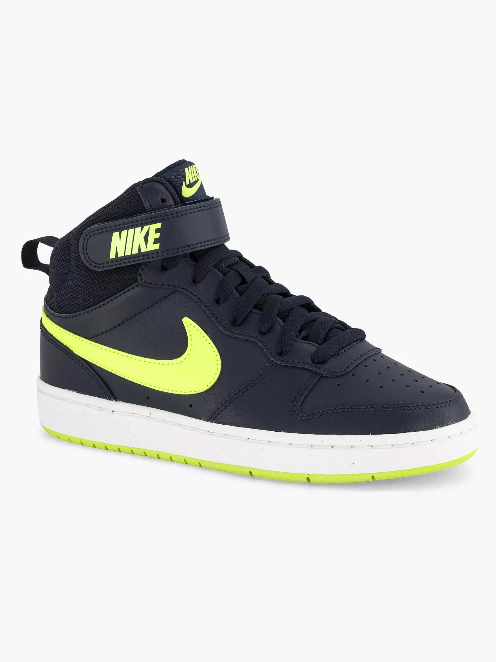 Nike Jongensschoenen-Donkerblauwe Court Borough Mid 2