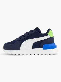 Puma Jongensschoenen-Donkerblauwe Graviton Ac Inf
