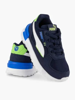 Puma Jongensschoenen-Donkerblauwe Graviton Ac Inf