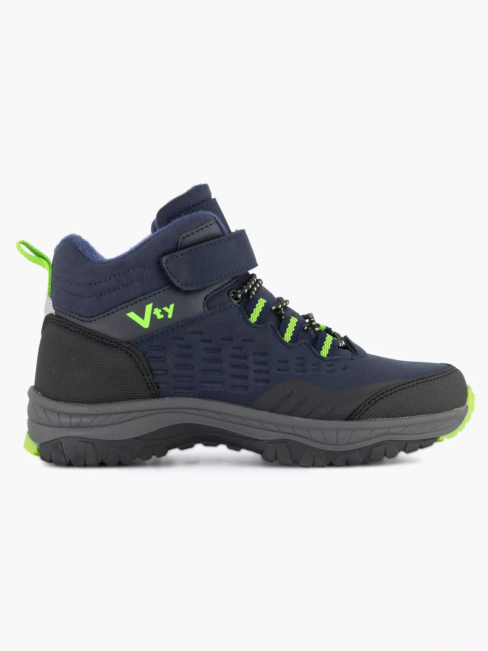 Landrover Jongensschoenen-Donkerblauwe Hoge Sneaker