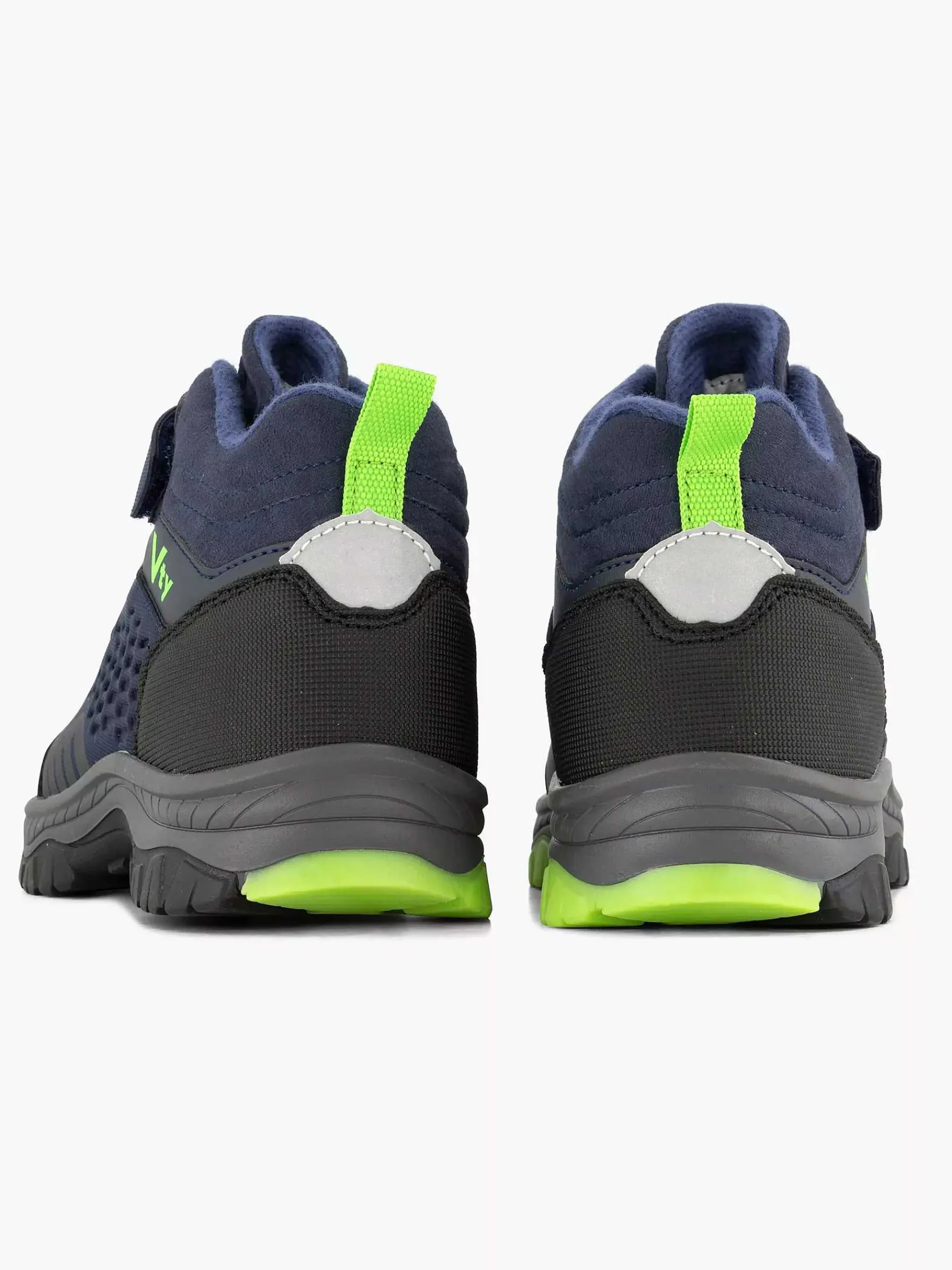 Landrover Jongensschoenen-Donkerblauwe Hoge Sneaker