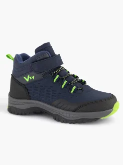 Landrover Jongensschoenen-Donkerblauwe Hoge Sneaker