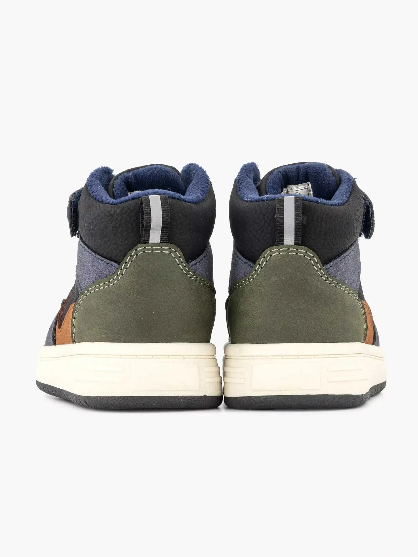 Vty Jongensschoenen-Donkerblauwe Hoge Sneaker