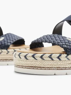 Esprit Sandalen-Donkerblauwe Platform Sandaal