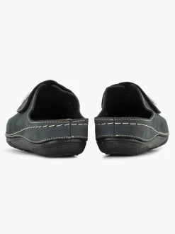 Casa mia Slippers-Donkerblauwe Slipper