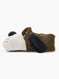 Vty Jongensschoenen-Donkerbruine Pantoffel Hond