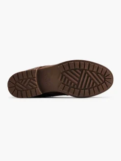 Easy Street Enkellaarzen & Boots-Donkerbruine Veterboot