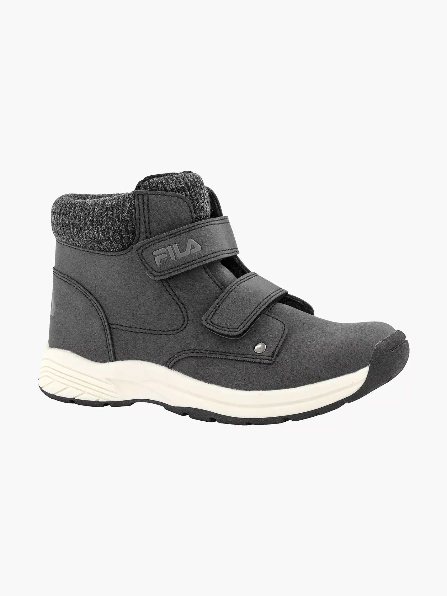 FILA Jongensschoenen-Donkergrijze Boot Klittenband