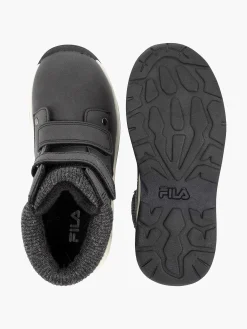 FILA Jongensschoenen-Donkergrijze Boot Klittenband