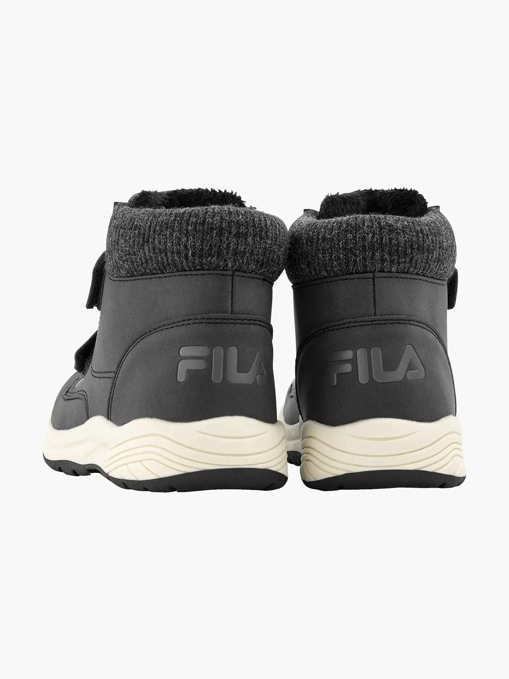FILA Jongensschoenen-Donkergrijze Boot Klittenband