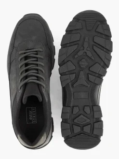 Easy Street Sneakers-Donkergrijze Comfort Sneaker