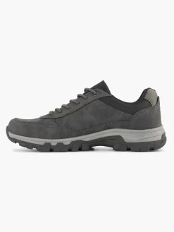 Easy Street Sneakers-Donkergrijze Comfort Sneaker
