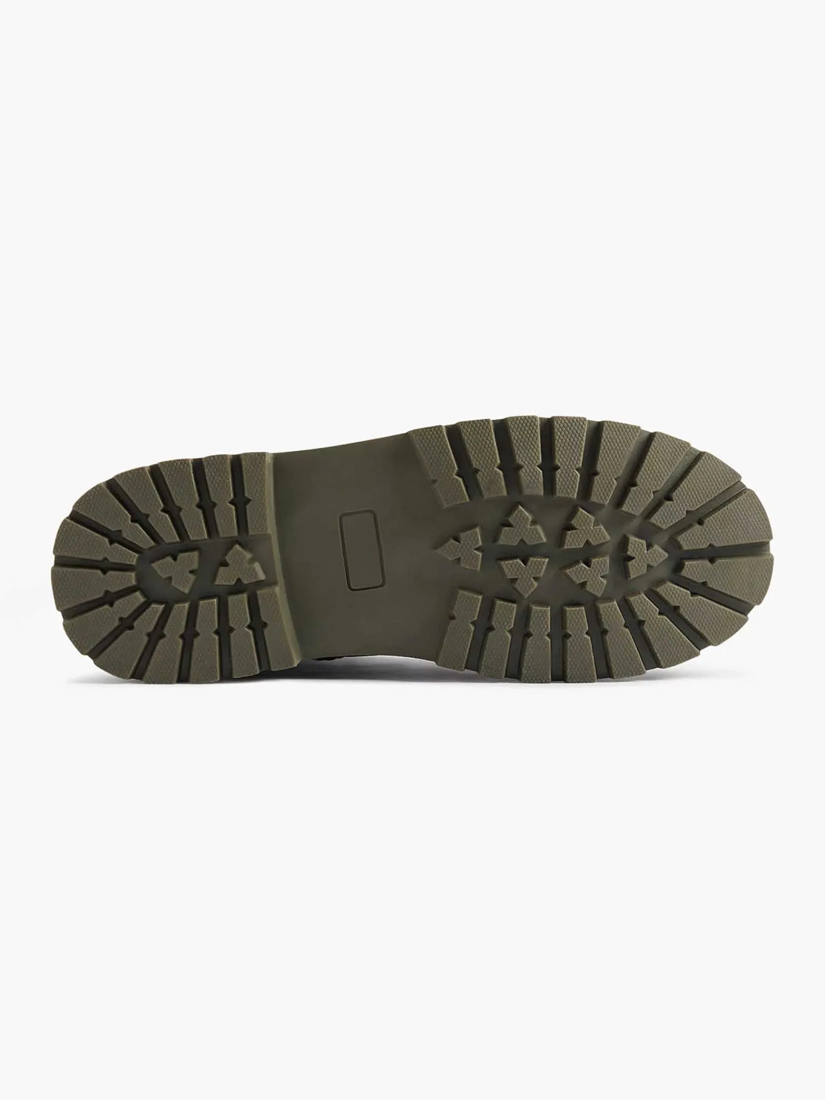 Vty Babyschoenen-Donkergroene Veterboot