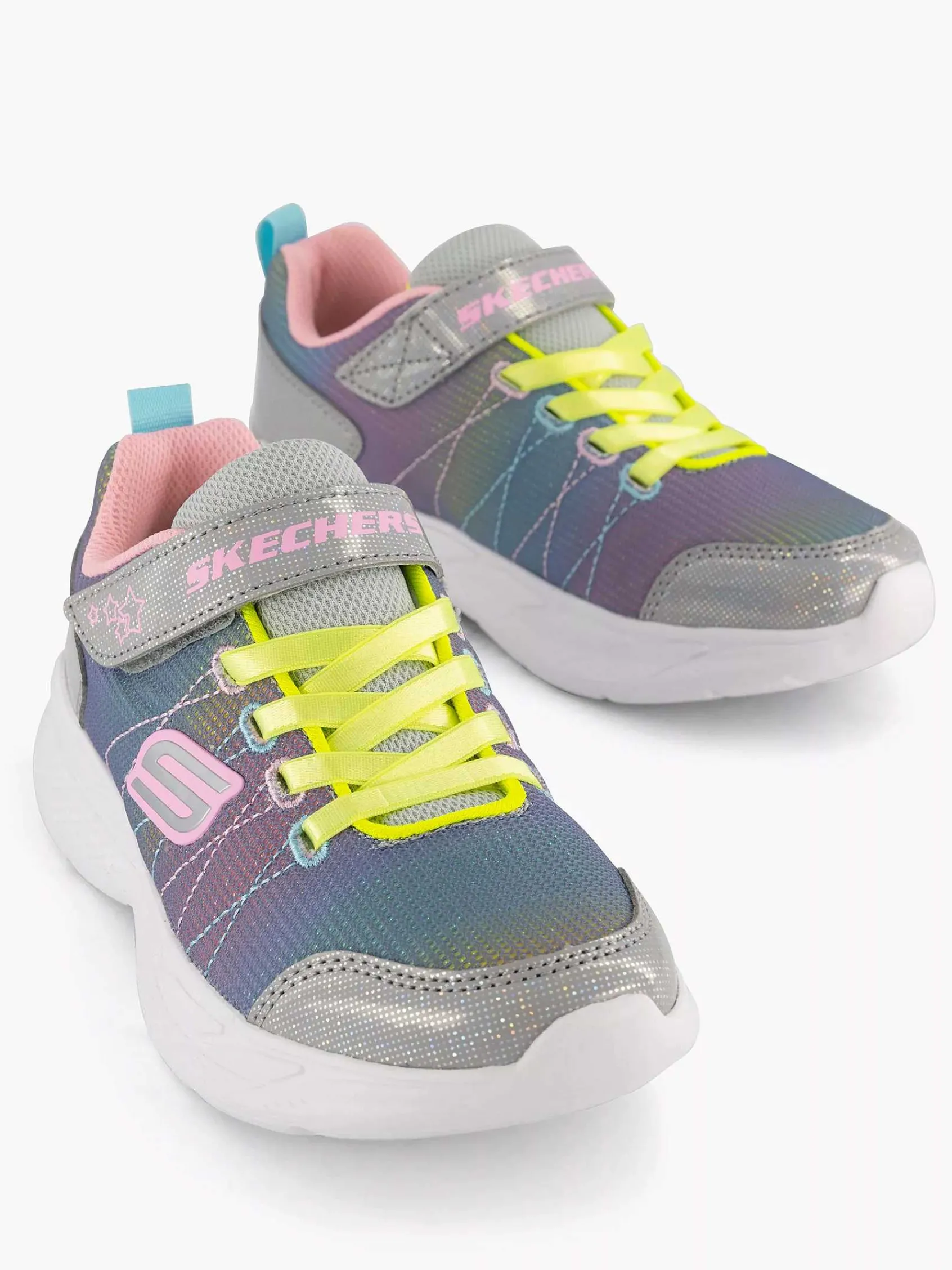 Skechers Babyschoenen-Gekleurde Snap Sprints 2.0 - Stars Away