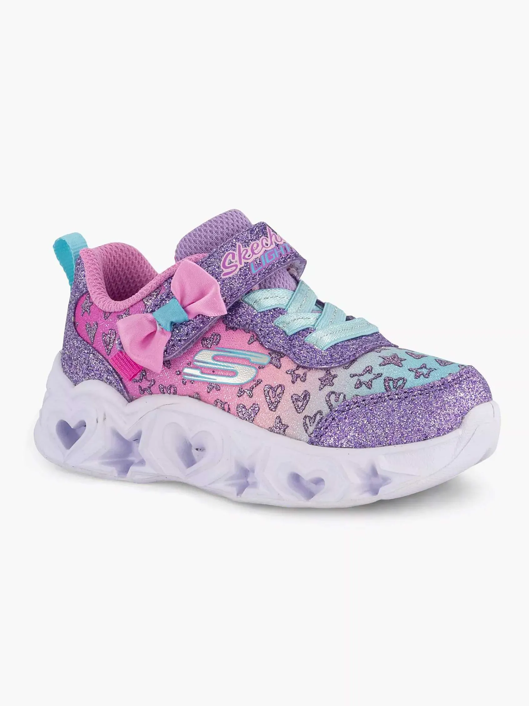 Skechers Jongensschoenen-Gekleurde Sneaker Lichtjes