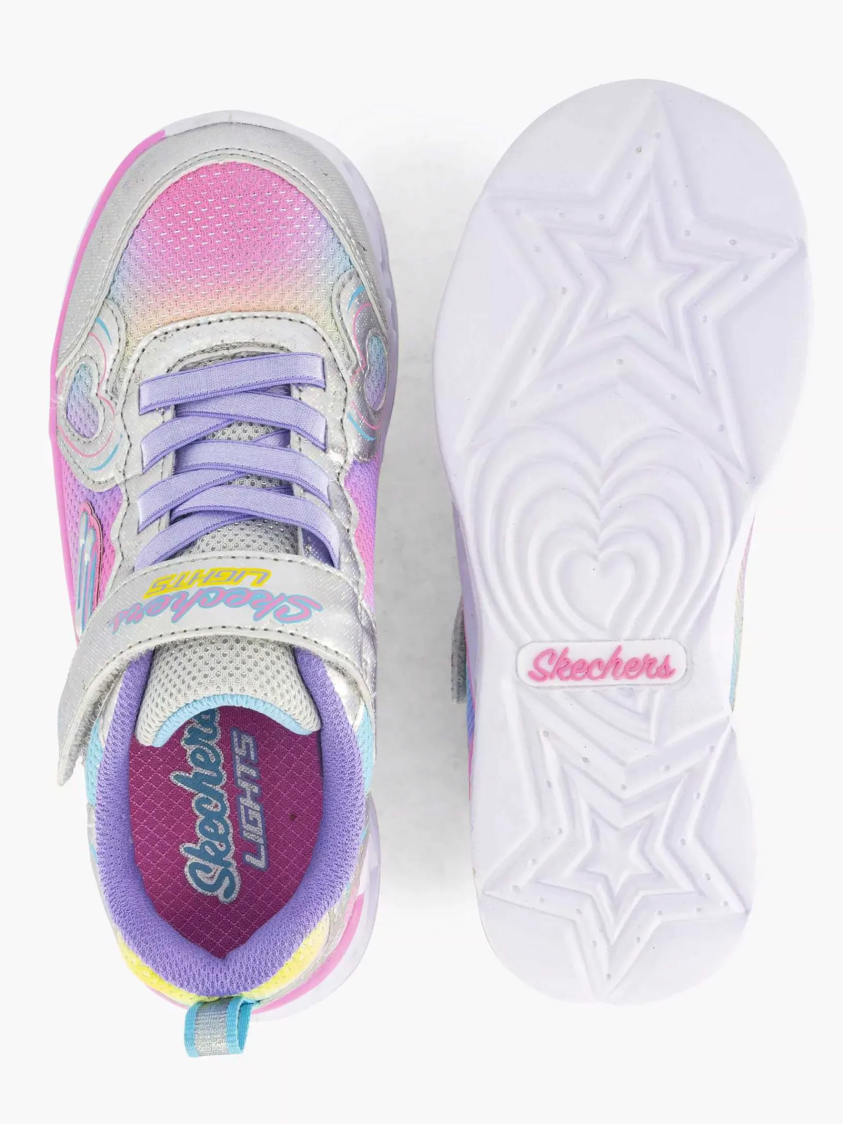 Skechers Babyschoenen-Gekleurde Sneaker Lichtjes