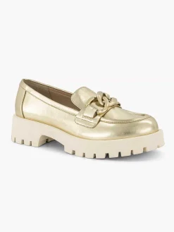 Oxmox Instappers-Gouden Chunky Loafer