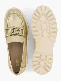 Oxmox Instappers-Gouden Chunky Loafer
